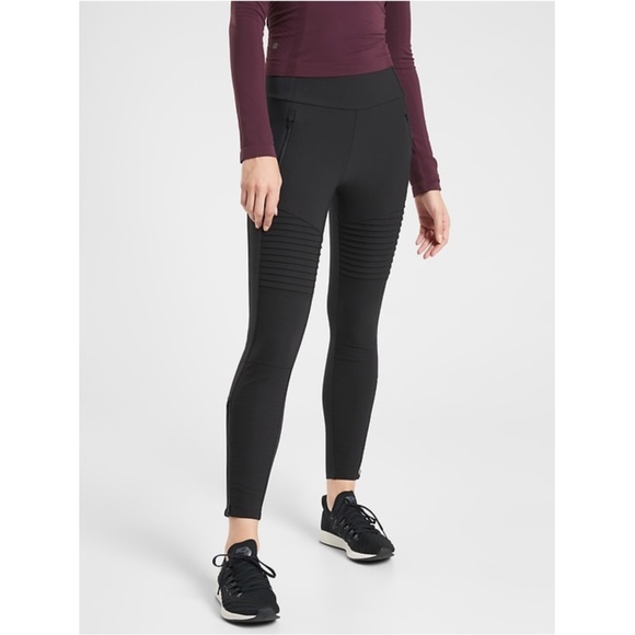 Athleta Pants - NWT Athleta Headlands Hybrid Moto Tight Black